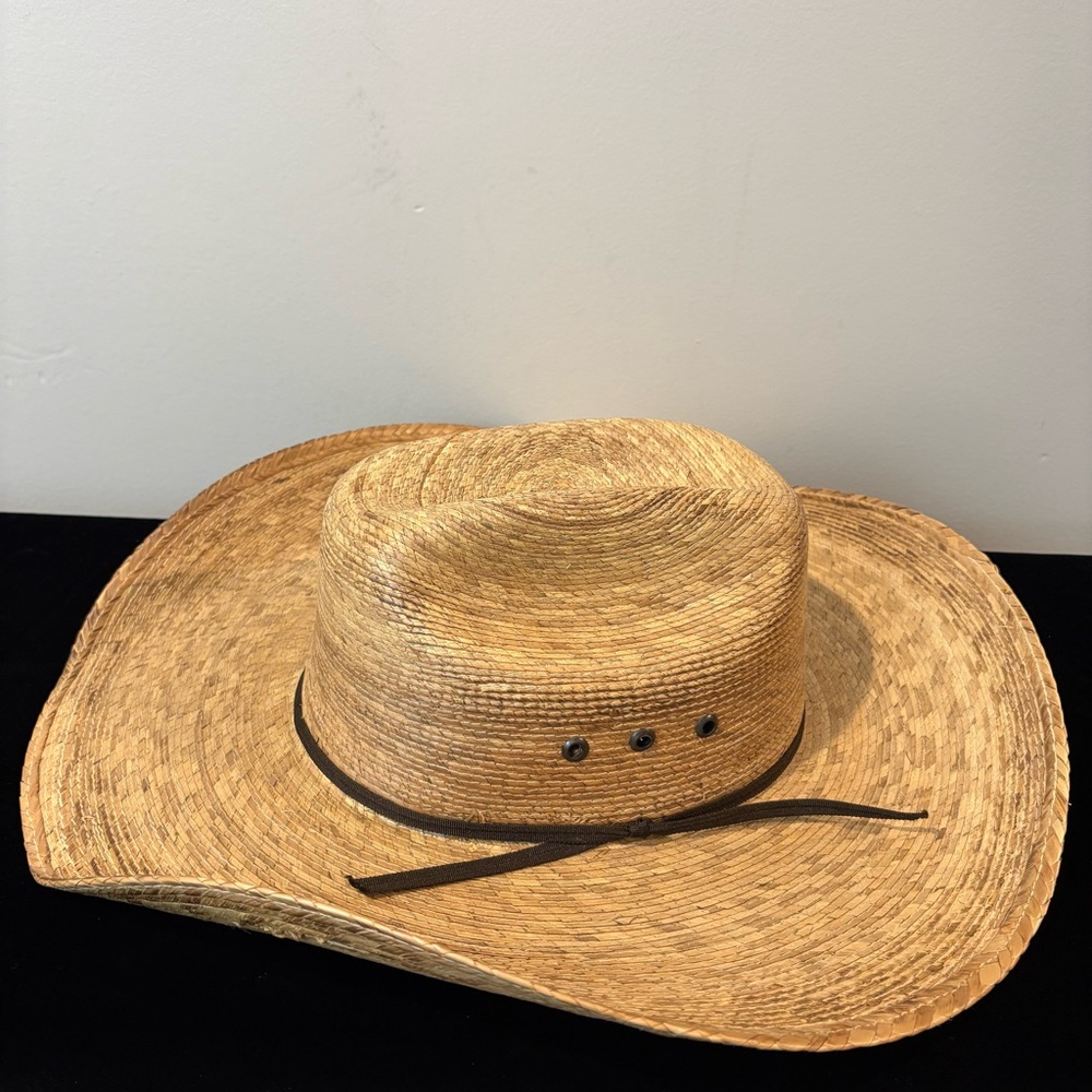 Lone Star Hats Baylor LSR217 Western Straw Cowboy Hat Size 7 5/8